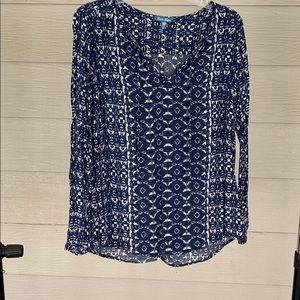 Boho long sleeve blouse